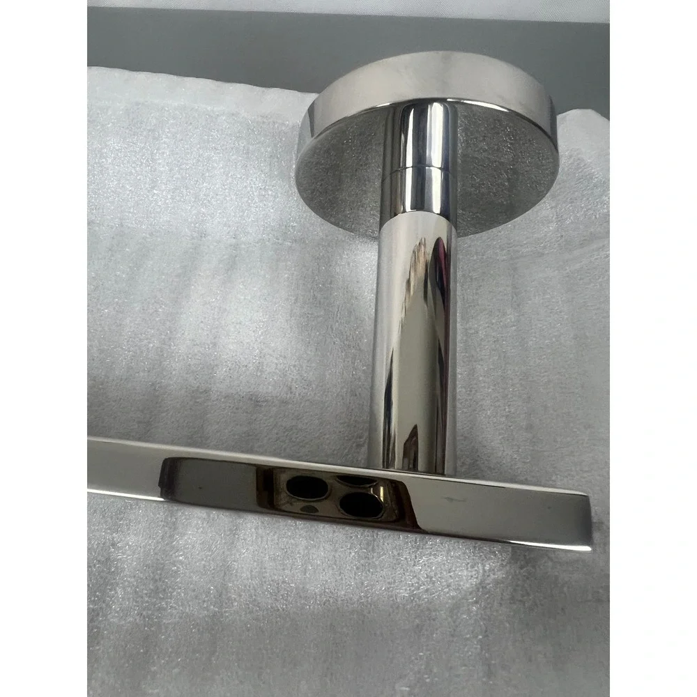 Aoneon 24 Inch Bathroom Towel Bar Polished Chrome Square Wall Mount AN4001CH-L24
